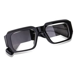 Peter Jones Rectangular Unisex Large Blue Light Blocking UV Protected Computer/Gaming Glasses (3766F)