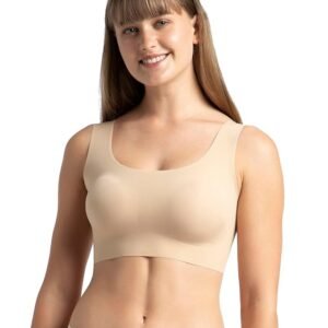 Jockey 1839 Lounge Bra | Wirefree | Padded | Full Coverage | 360 Degree Stretch and Removable Pads | Microfiber Nylon Fabric