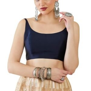 Soch Women's Satin Regular Fit Sleeveless Blouse